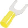 Cimco 180160 Vorkkabelschoen 4 mm² 6 mm² Schachtdiameter=4.3 mm Deels geïsoleerd Geel 1 stuk(s)