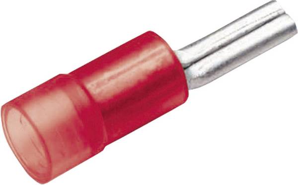 Cimco 180227 Stiftkabelschoen 10 mm² Deels geïsoleerd Rood 1 stuk(s)