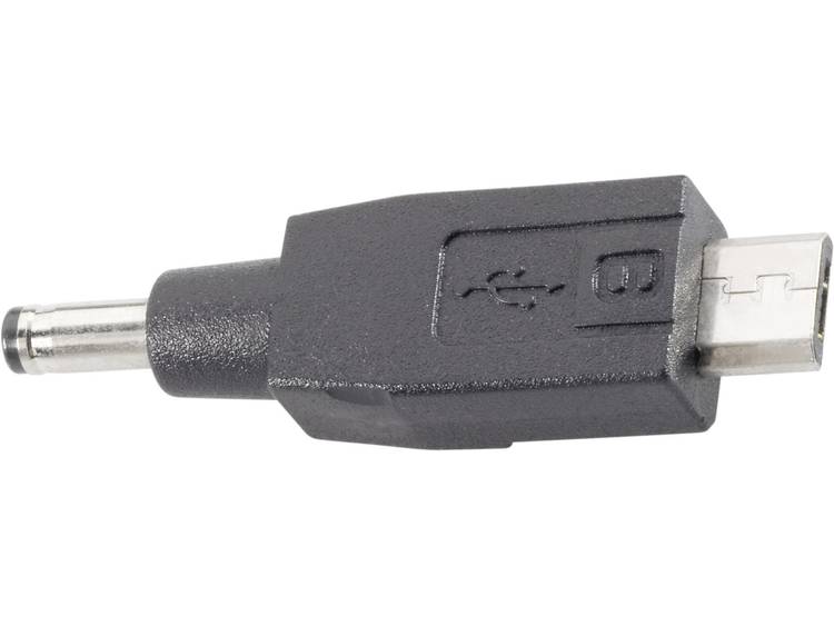 Adapter voor auto-laadkabel, geschikt voor Apparaten met micro USB-aansluiting Zwart VOLTCRAFT