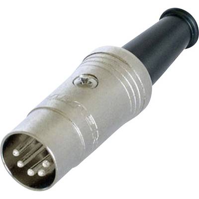 Rean AV NYS322 DIN-connector Stekker, recht Aantal polen: 5  Zwart 1 stuk(s) 