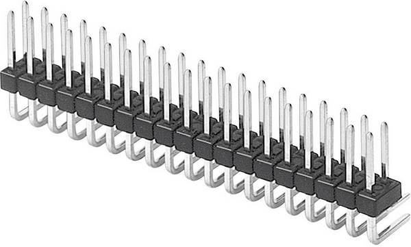 W & P Products Male header (standaard) Aantal rijen: 2 Aantal polen per rij: 3 947-13-006-00 1 stuk(s)