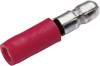 Cimco 180300 Ronde connector 0.50 mm² 1 mm² Stift-Ø: 4 mm Deels geïsoleerd Rood 1 stuk(s)