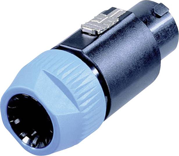 Neutrik NL8FC Luidsprekerconnector Stekker, recht Aantal polen: 8 Zwart, Blauw 1 stuk(s)
