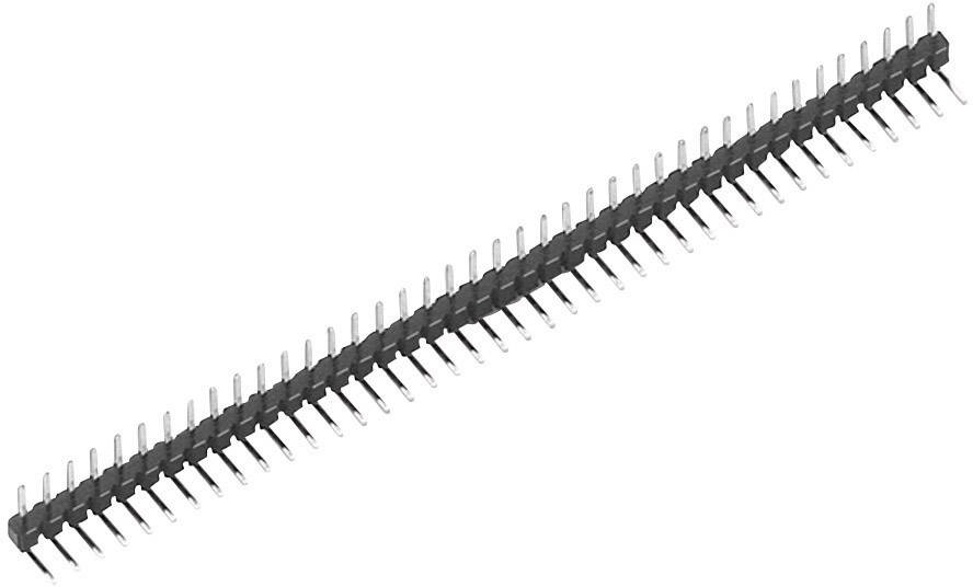 W & P Products Male header (standaard) Aantal rijen: 1 Aantal polen per rij: 40 314-110-40-00 1 stuk(s)