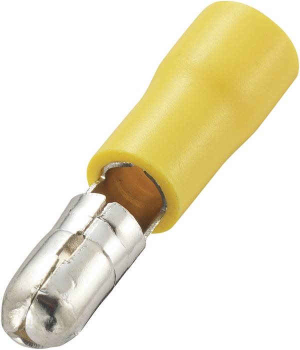 Vogt Verbindungstechnik 3922S Ronde connector 4 mm² 6 mm² Stift-Ø: 5 mm Deels geïsoleerd Geel 1 stuk(s)