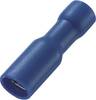 TRU COMPONENTS 1583026 Ronde connector huls 1.50 mm² 2.50 mm² Stift-Ø: 4 mm Deels geïsoleerd Blauw 1 stuk(s)