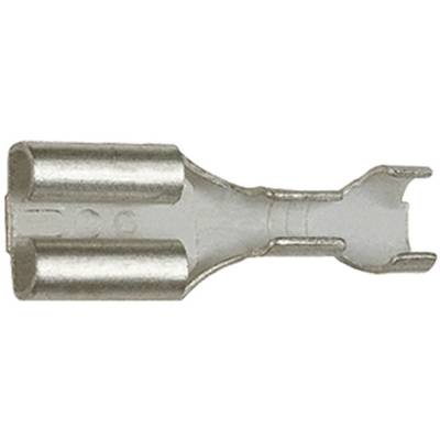 Klauke 18303 Platte stekker (female)  Insteekbreedte: 4.8 mm Insteekdikte: 0.8 mm 180 ° Ongeïsoleerd Metaal 1 stuk(s) 