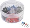 Conrad Components 739772 Assortiment adereindhulzen 0.50 mm² - 2.50 mm² Wit, Grijs, Rood, Zwart, Blauw 400 stuk(s)