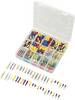 TRU COMPONENTS 739925 Assortiment kabelschoenen 0.50 mm² - 2.50 mm² Blauw, Geel, Rood, Wit 382 stuk(s)