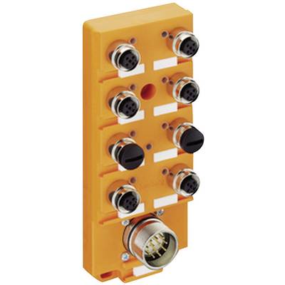 Lumberg Automation ASBS 8/LED 5-4 11130 Passieve sensor/actorbox M12-verdeler met metalen schroefdraad 1 stuk(s) 