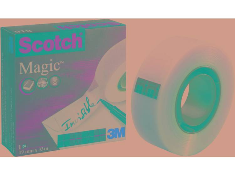 Scotch Magic 810 Plakband Mat-Transparant 19 mm x 10 m