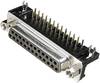 TRU COMPONENTS TC-A-DF 25 A/KG-T2-203 1586454 D-sub female connector Aantal polen: 25 Solderen 1 stuk(s)