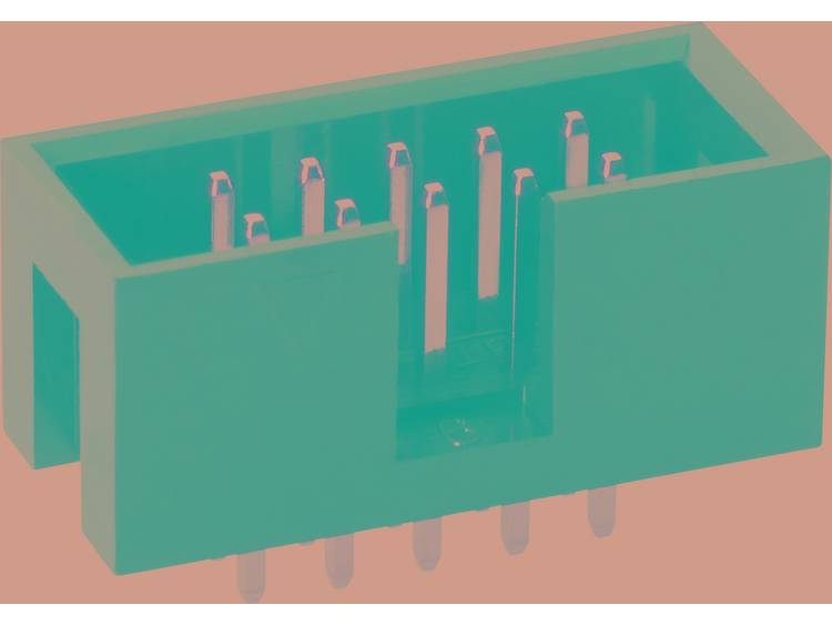 BKL Electronic Male connector voor printmontage, recht Rastermaat: 2.54 mm Aantal polen: 2 x 20 Inho
