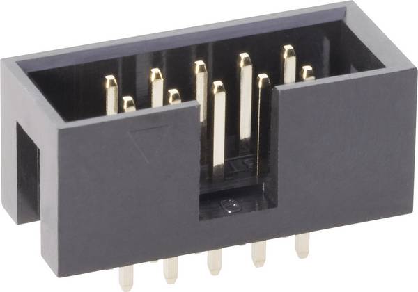 BKL Electronic 10120554 Male connector Zonder uitwerphendel Rastermaat: 2.54 mm Totaal aantal polen: 10 Aantal rijen: 2 1 stuk(s)