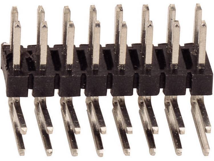 BKL Electronic 10120534 Dubbele male connector RM 2,54, gebogen Aantal polen: 2 x 30 Inhoud: 1 stuks