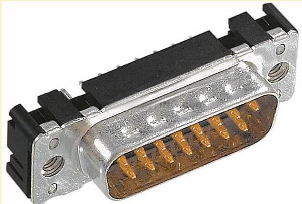 HARTING  09652616713 D-sub male connector 180 ° Aantal polen: 15 Solderen 1 stuk(s)