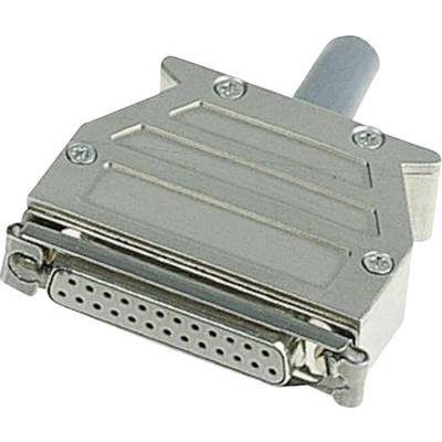 Harting 09 67 015 0453 09 67 015 0453 D-sub behuizing Aantal polen: 15 Kunststof, gemetalliseerd 180 ° Zilver 1 stuk(s) 