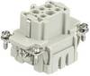 HARTING 09330062716 Businzetstuk Han® E 6 + PE Cage Clamp 10 stuk(s)