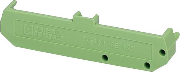 Phoenix Contact UMK- SE 11,25 DIN-rail-behuizing zijkant 77 x 11.5 Polyamide Groen 1 stuk(s)