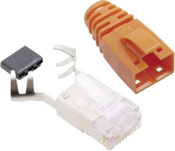 BEL Stewart Connectors SS39ORE RJ45 stekker CAT 6 Stekker, recht Aantal polen: 8P8C Oranje 1 stuk(s)
