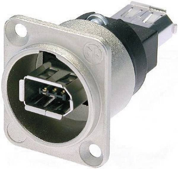 Neutrik NA13946W FireWire IEEE1394 bus Inbouwbus Nikkel 1 stuk(s