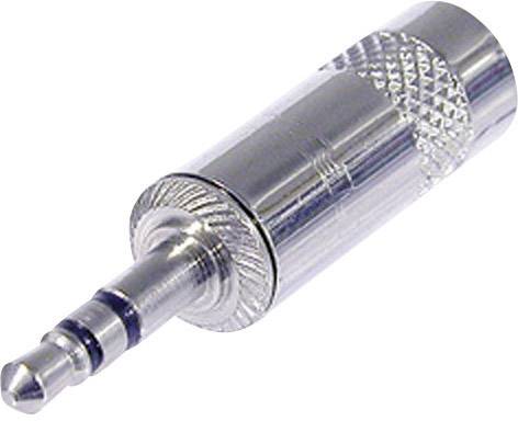 Rean AV NYS 231 Jackplug 3,5 mm Stekker, recht Aantal polen: 3 Stereo Zilver 1 stuk(s)