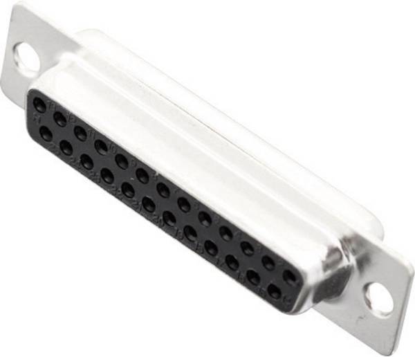 MH Connectors MHDB25-SS 2101-0180-13 D-sub female connector 180 ° Aantal polen: 25 Soldeerkelk 1 stuk(s)