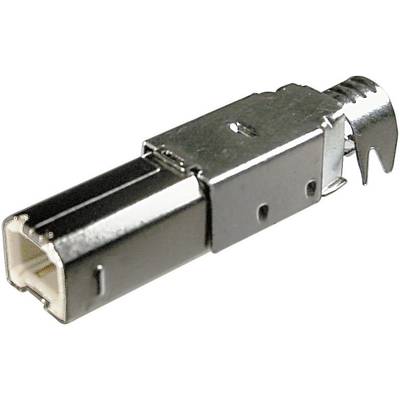 USB-stekker voor zelf assembleren Stekker, recht 10120099 Type B (A-USBPB-N) 10120099 BKL Electronic 1 stuk(s)