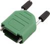 MH Connectors MHDPPK09-G-K 6353-0106-01 D-sub behuizing Aantal polen: 9 Kunststof 180 ° Groen 1 stuk(s)