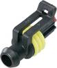 TE Connectivity 0-282079-2 Female behuizing (kabel) AMP-Superseal 1.5mm Series Totaal aantal polen: 1 Rastermaat: 6 mm Inhoud: 1 stuk(s)