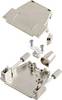 MH Connectors MHDSSK-M-25-L-K 6260-0106-03 D-sub behuizing Aantal polen: 25 Kunststof, gemetalliseerd 180 °, 45 ° Zilver 1 stuk(s)