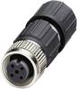 Phoenix Contact 1641688 Sensor/actuator connector, niet geassembleerd M12 Aantal polen (sensoren): 4 Bus, recht 1 stuk(s)