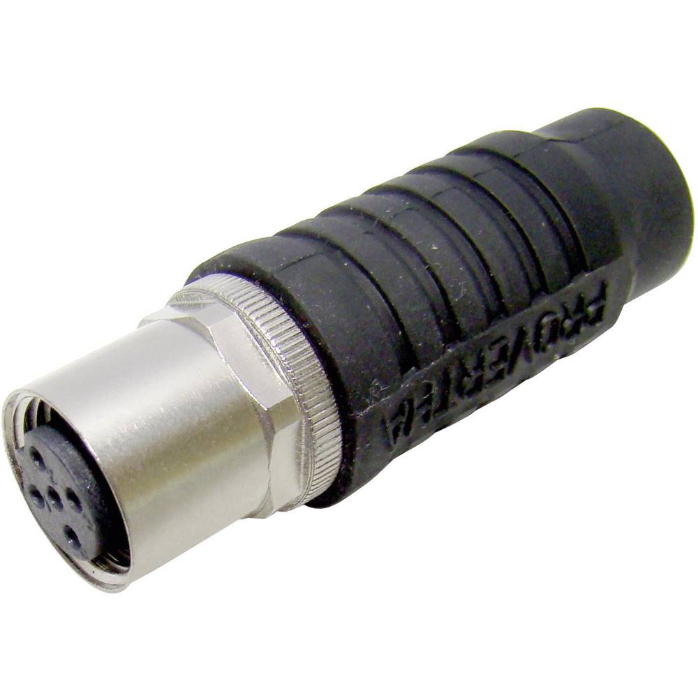 Provertha 42-100006 Sensor/actuator connector, niet geassembleerd M12 Aantal polen: 4 Afsluitweerstand, Bus, recht 1 st