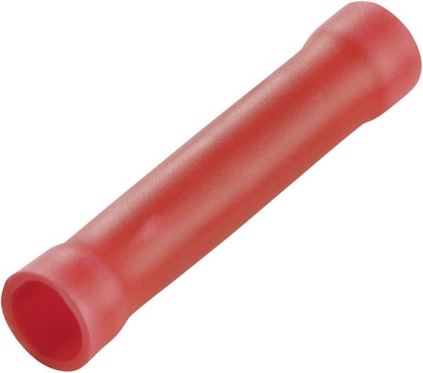TE Connectivity 34070 Stootverbinder 0.205 mm² Volledig geïsoleerd Rood 1 stuk(s)