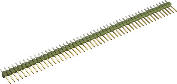 TE Connectivity Male header (standaard) Aantal rijen: 1 Aantal polen per rij: 50 5-826629-0 1 stuk(s)