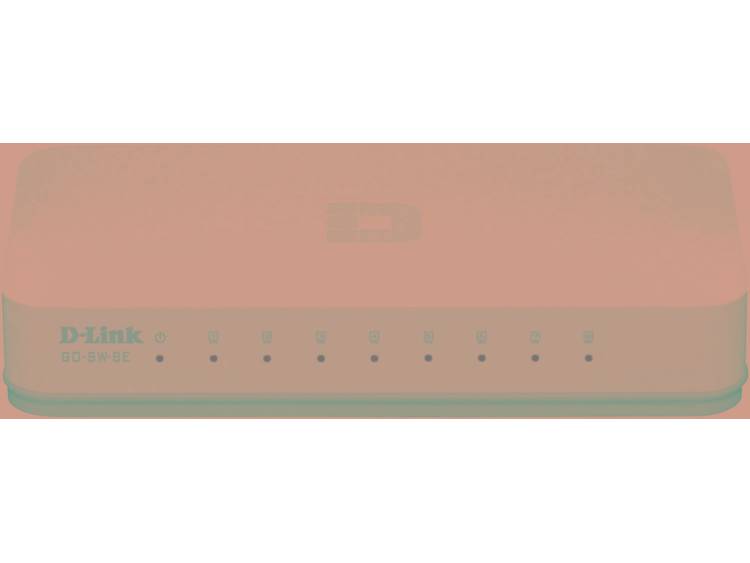 D-Link GO-SW-8E Netwerk switch RJ45 8 poorten 100 Mbit-s