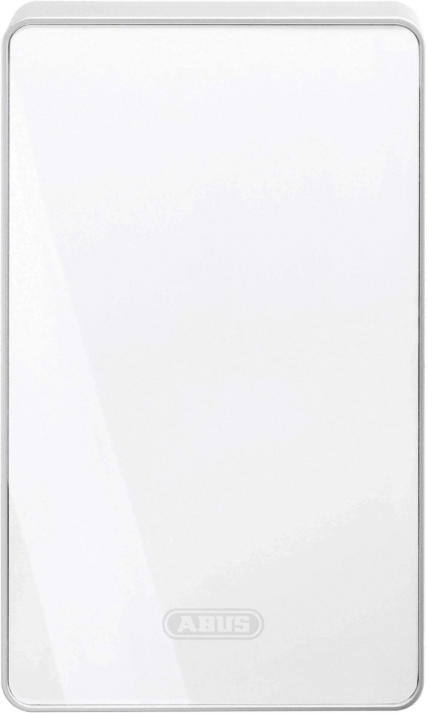 Witte, rechthoekige oppervlakte met een lichte glans. Bovenaan het logo van een fabrikant van veiligheidsproducten, verder eenvoudig en neutraal.