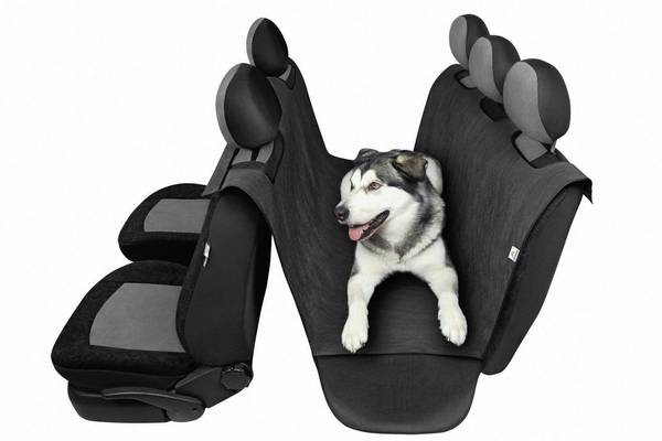 HP Autozubehör 19289 19289 Honden-beschermhoes 1 stuks Polyester Antraciet Achterbank