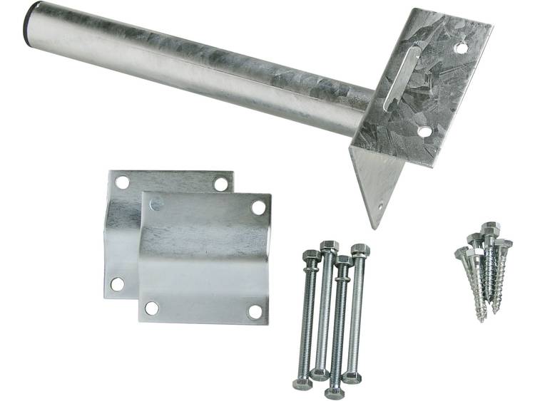 Schwaiger Schwaiger Dachsparren-Mast-Montageset Silber (DSH1010011)