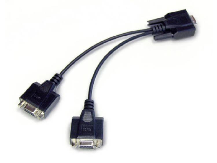 Kern CFS-A04 Y-kabel voor de parallelle aansluiting van twee eindapparaten op de RS-232-data-interfa