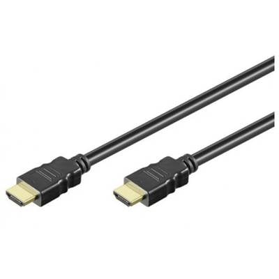 Manhattan HDMI Aansluitkabel HDMI-A stekker, HDMI-A stekker 3.00 m Zwart 323222-CG Audio Return Channel (ARC), Ultra HD-