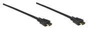 Twee HDMI-kabels met zwarte connectoren en dunne kabels op een witte achtergrond.
