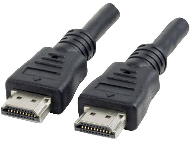Manhattan HDMI Aansluitkabel [1x HDMI-stekker 1x HDMI-stekker] 5 m Zwart