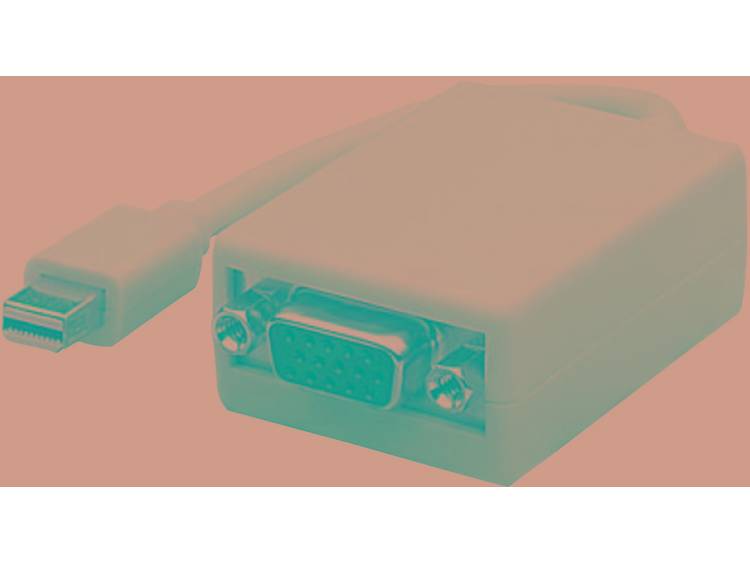 Manhattan Mini-DisplayPort Male to VGA Female, 17cm, White (322508)