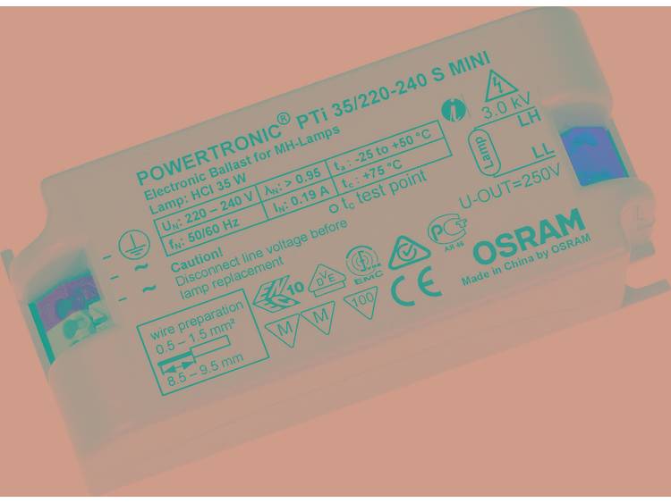 OSRAM Compact Elektronisch voorschakelapparaat Geschikt voor Hogedruklamp 35 W (1 x 35 W) Behuizing 