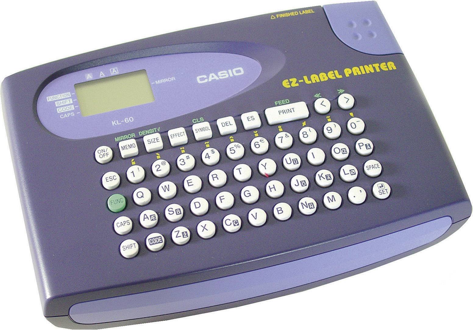 Casio KL60 Labelmaker Geschikt voor labels XR 6 mm, 9 mm, 12 mm Conrad.nl