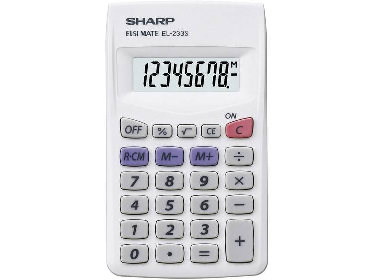 Sharp EL233S Zakrekenmachine EL-233 S