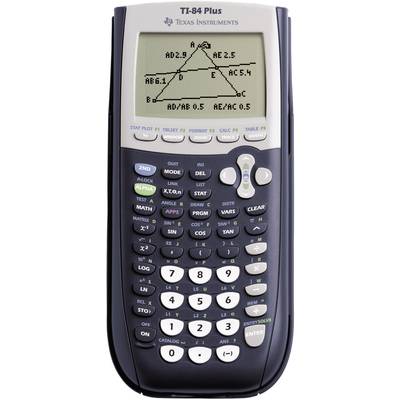 Texas Instruments TI-84 PLUS Grafische rekenmachine werkt op batterijen Zwart, Grijs  