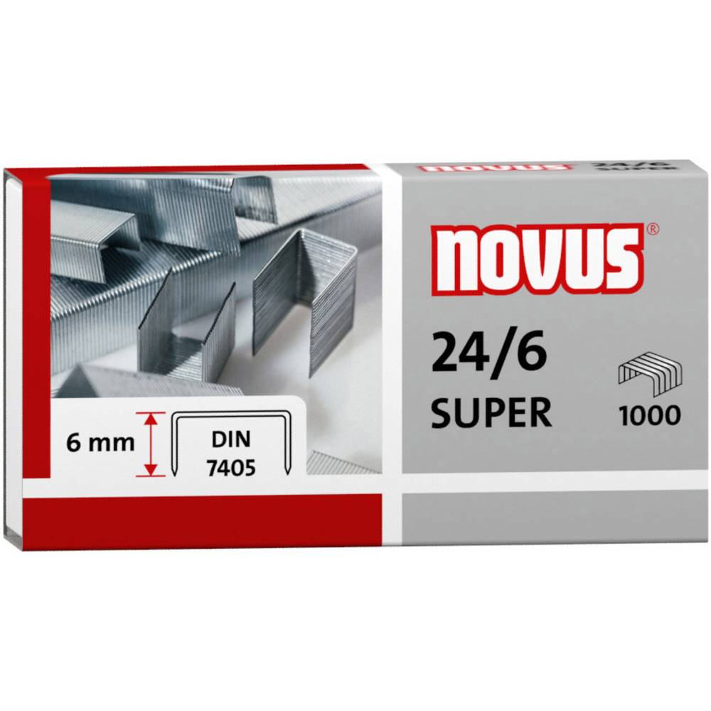 nietjes Novus 24/6 light CH doos a 1000 stuks