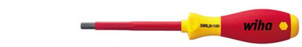 Wiha 30364 VDE Inbusschroevendraaier Sleutelbreedte (metrisch): 5 mm Koplengte: 75 mm Afmeting, lengte: 186 mm